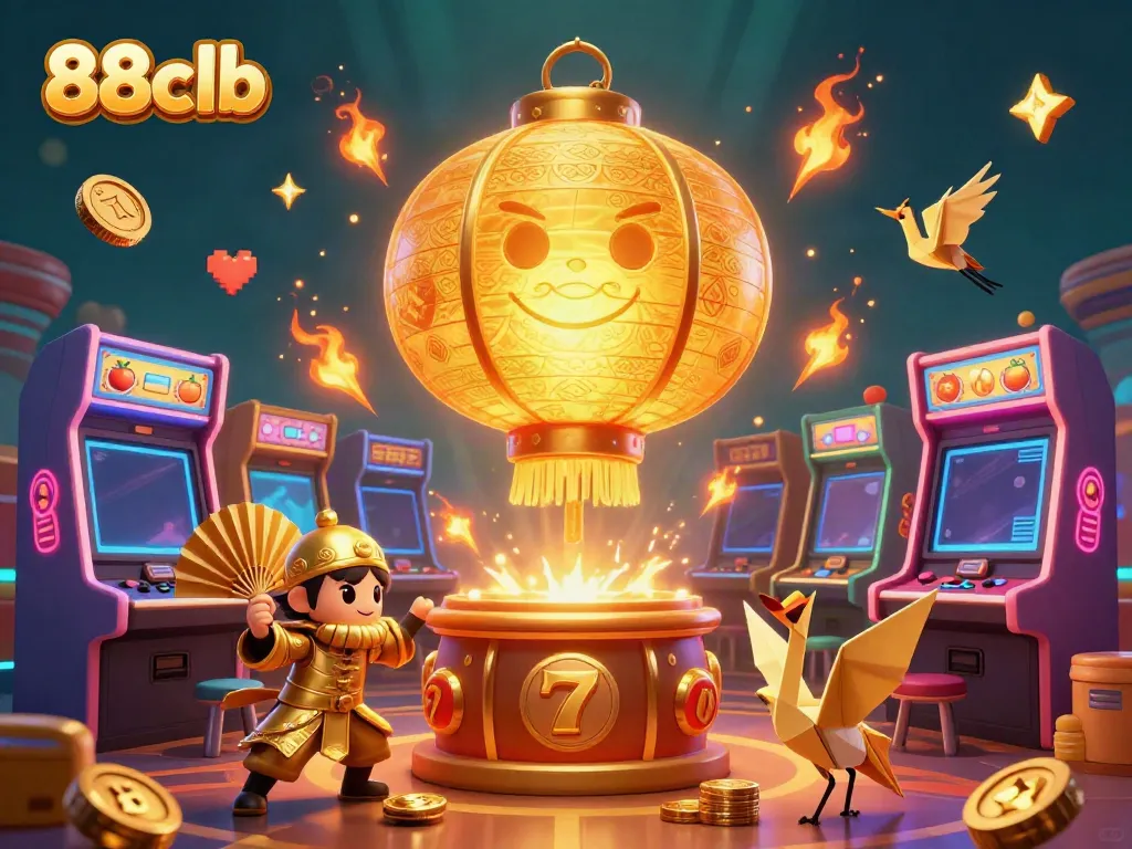 Spin slots and win big with 88clb in a bustling casino scene.
