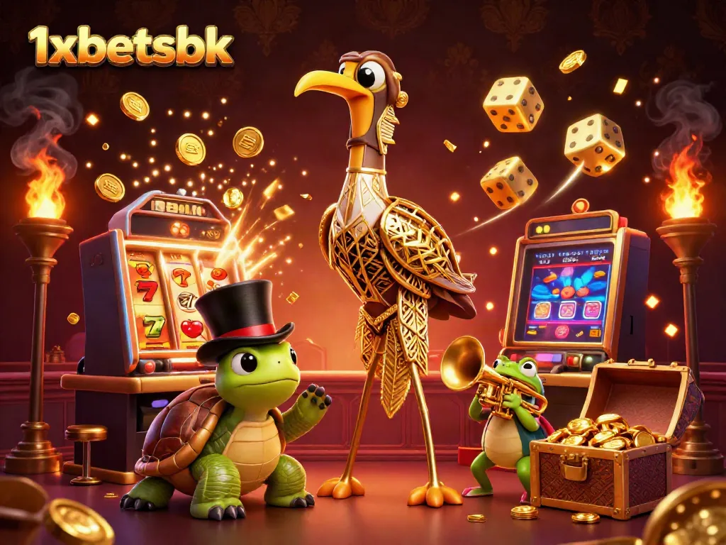 Join the fun with 1xbetsbk featuring vibrant casino elements as the action unfolds!