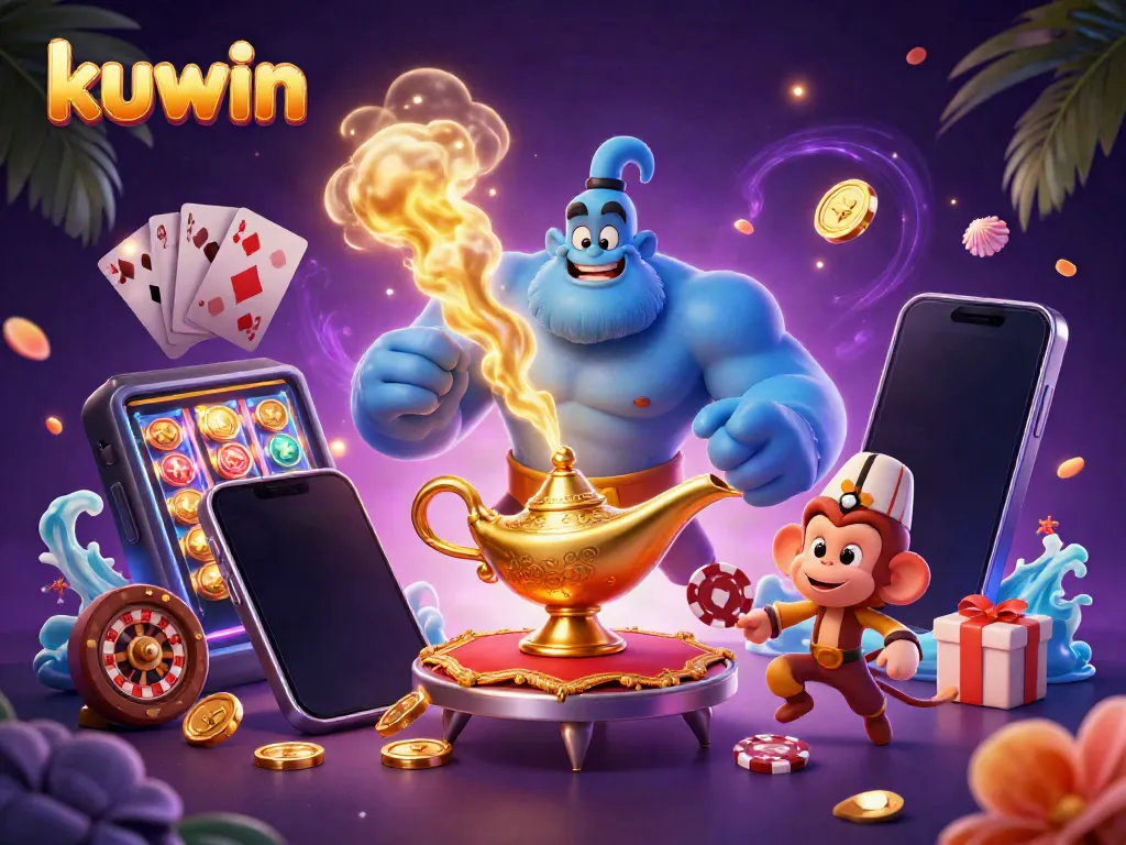 Capture excitement with kuwin's vibrant casino adventures featuring 3D characters and dynamic game elements.