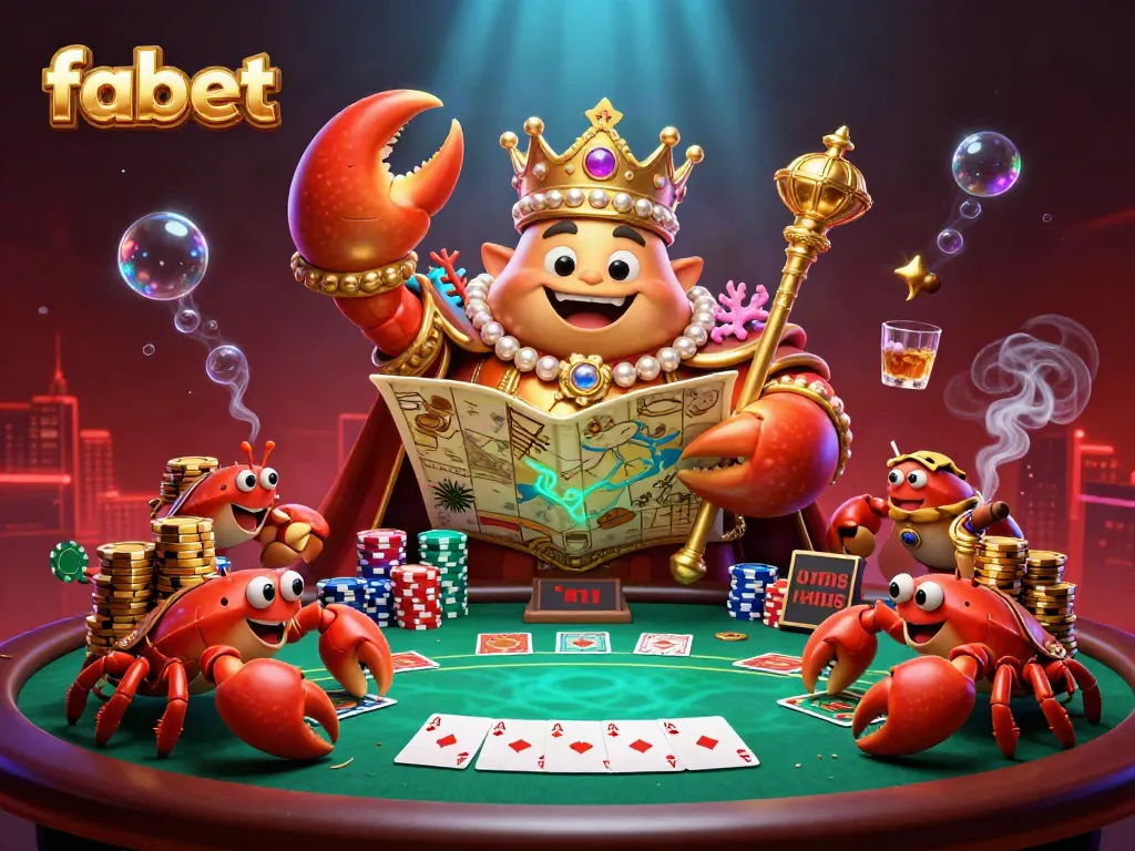 Engage in thrilling gameplay at fabet with animated characters and dynamic elements in a casino setting.