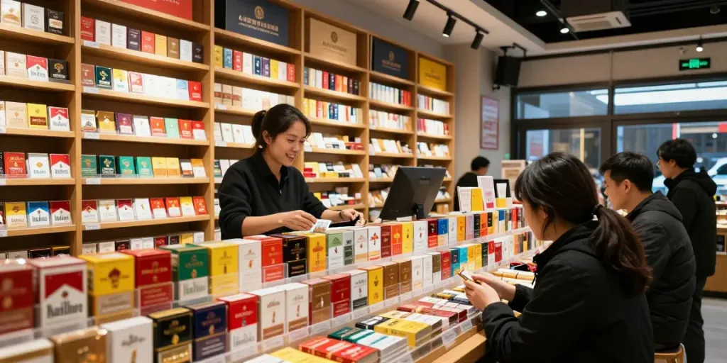 Shop features premium brands for wholesale cigarette online buying.