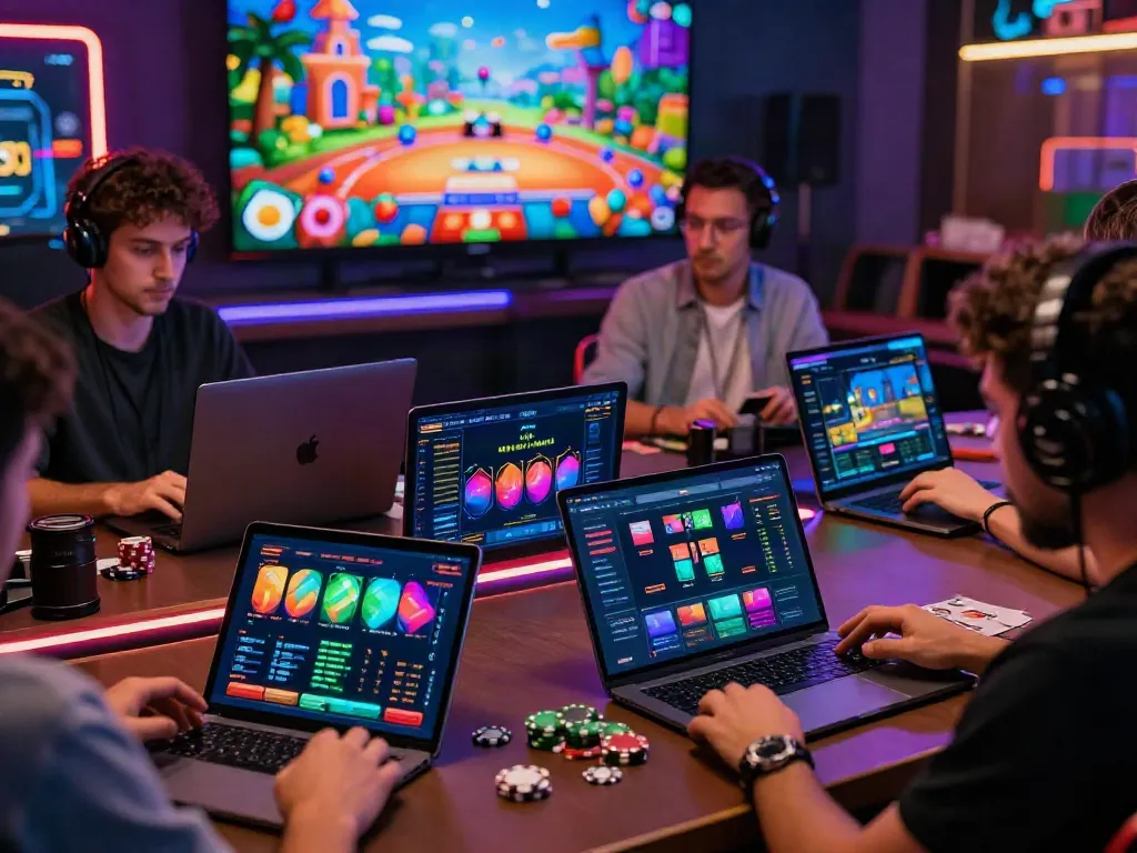 Players engaging with sv88 online gaming platform on multiple devices.
