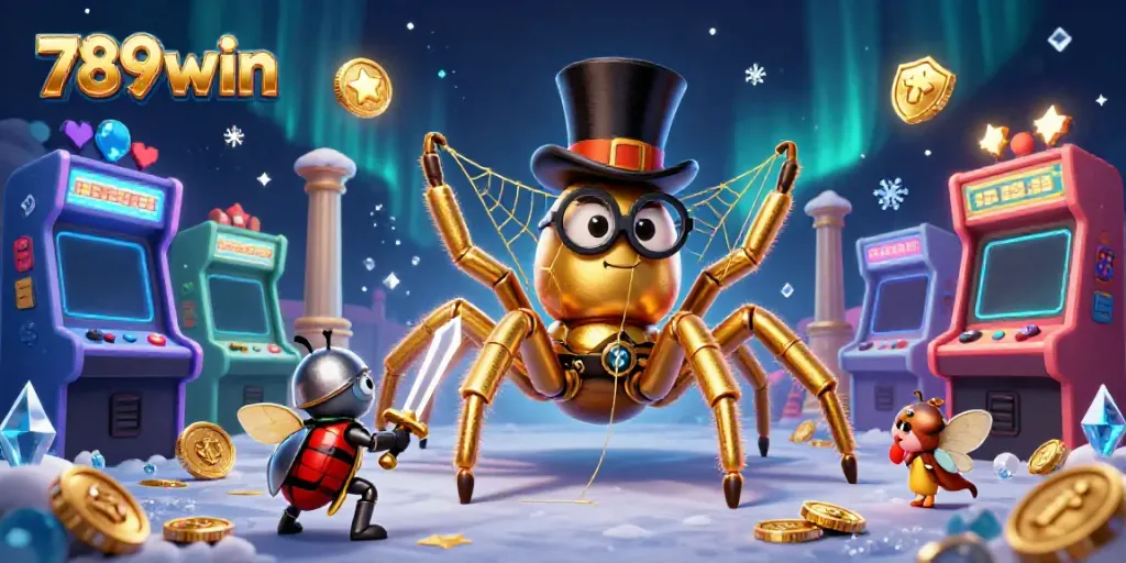 Experience thrilling gameplay at 789win with colorful characters and dynamic casino elements.