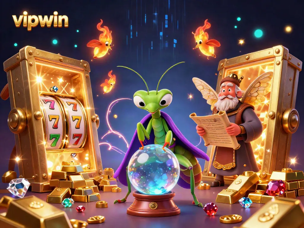 Engage in thrilling gameplay with vipwin as fortune tellers guide you through a magical casino experience.