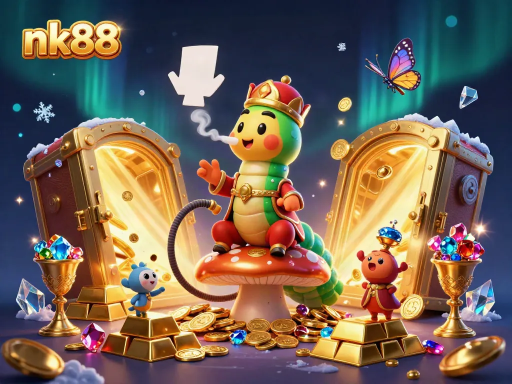Engage with nk88 by exploring creative betting strategies in a vibrant casino illustration.