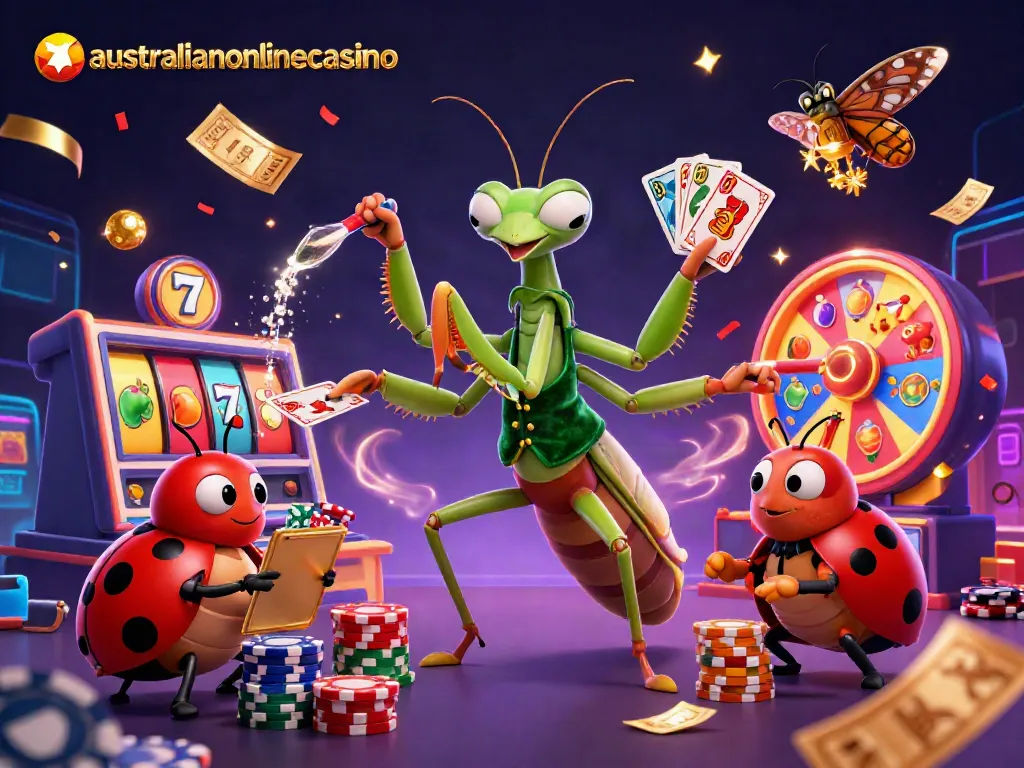 Experience thrilling gameplay as australianonlinecasino offers vibrant slots in a lively casino scene.