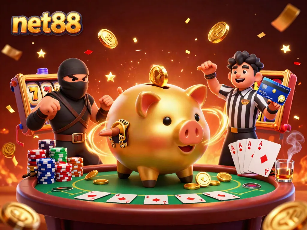 Engage with net88's thrilling gaming world featuring vibrant characters and immersive slots.