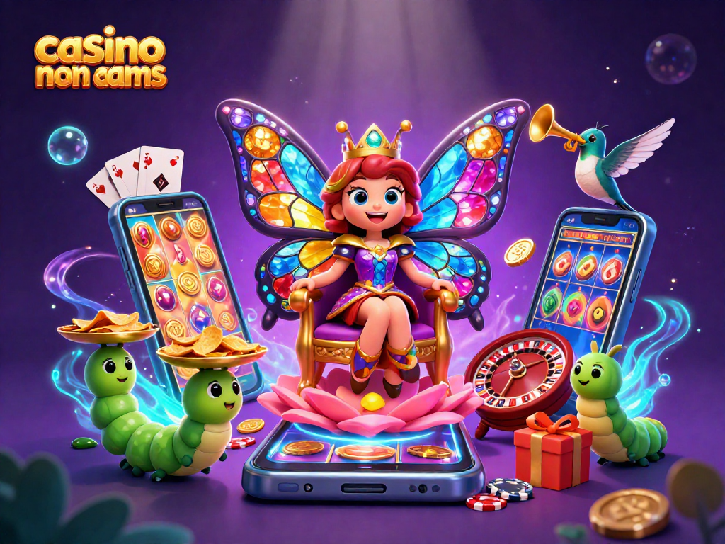 Gioca ai giochi del casino non AAMS con la regina delle farfalle e i suoi servitori colorati.